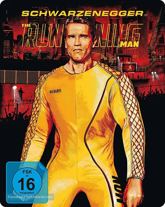 The Running Man - German Movie Cover