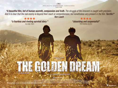 La jaula de oro - British Movie Poster