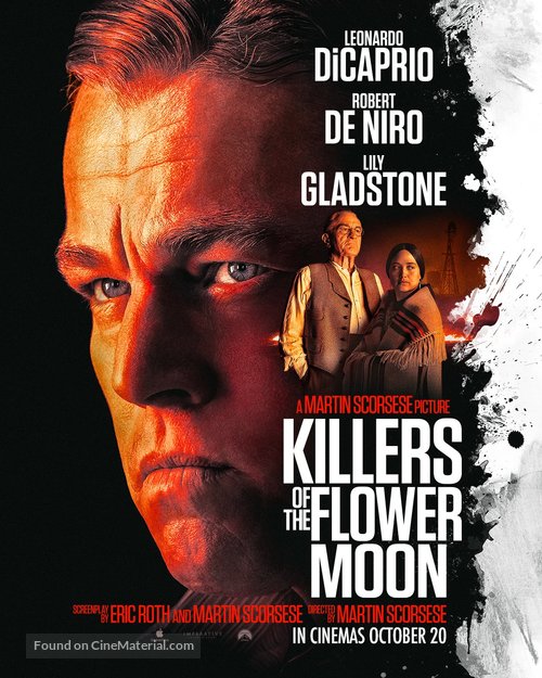 Killers of the Flower Moon - British Movie Poster