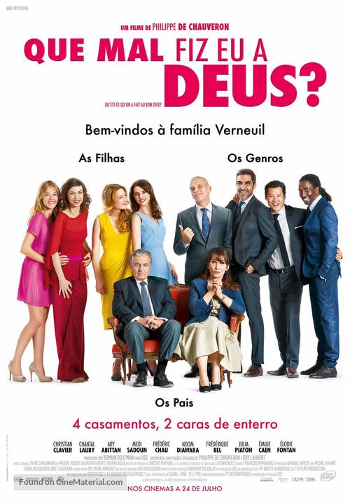 Qu&#039;est-ce qu&#039;on a fait au Bon Dieu? - Portuguese Movie Poster