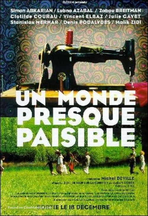 Un monde presque paisible - French Movie Poster