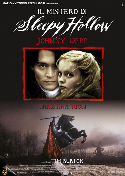 Sleepy Hollow - Italian Theatrical movie poster