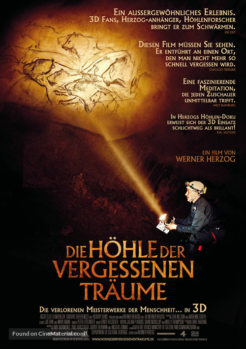 Cave of Forgotten Dreams - German Movie Poster