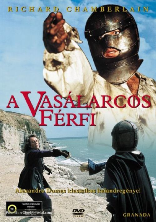 The Man in the Iron Mask - Hungarian DVD movie cover