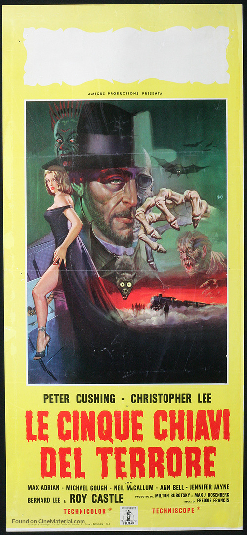 Dr. Terror&#039;s House of Horrors - Italian Movie Poster
