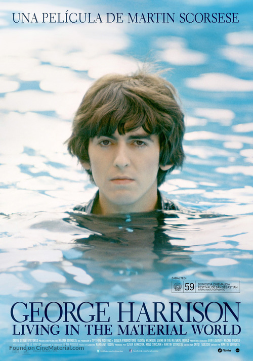 George Harrison: Living in the Material World - Spanish Movie Poster