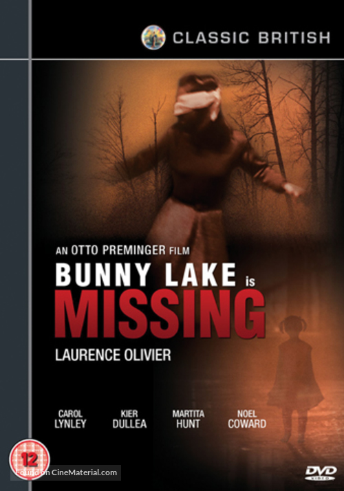 Bunny Lake Is Missing - British DVD movie cover