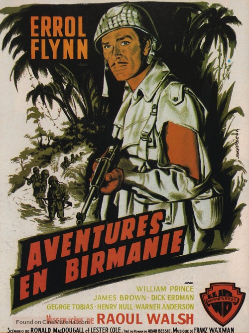 Objective, Burma! - French Movie Poster