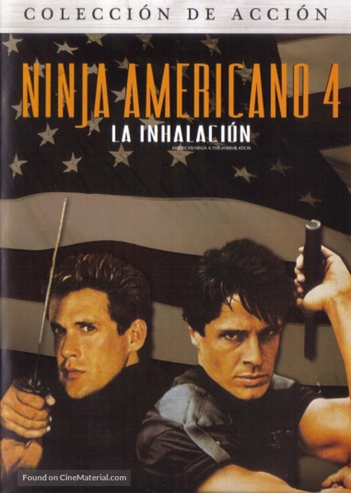 American Ninja 4: The Annihilation - Mexican DVD movie cover
