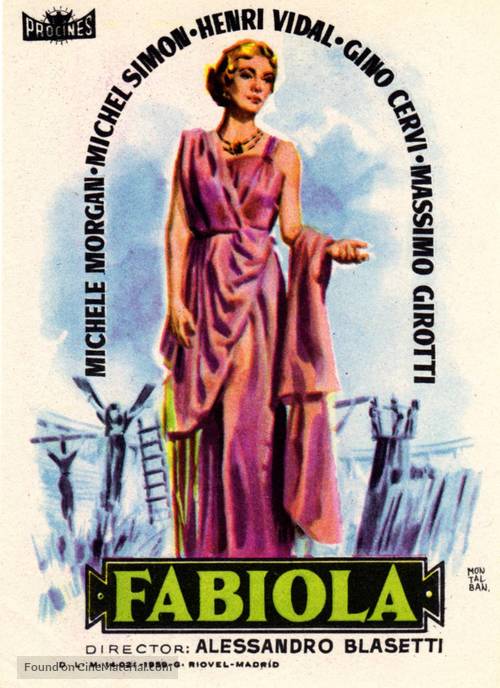 Fabiola - Spanish Movie Poster