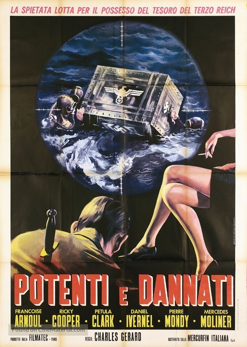 &Agrave; couteaux tir&eacute;s - Italian Movie Poster