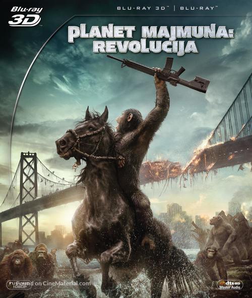 Dawn of the Planet of the Apes - Croatian Blu-Ray movie cover