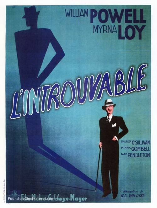 The Thin Man - French Movie Poster