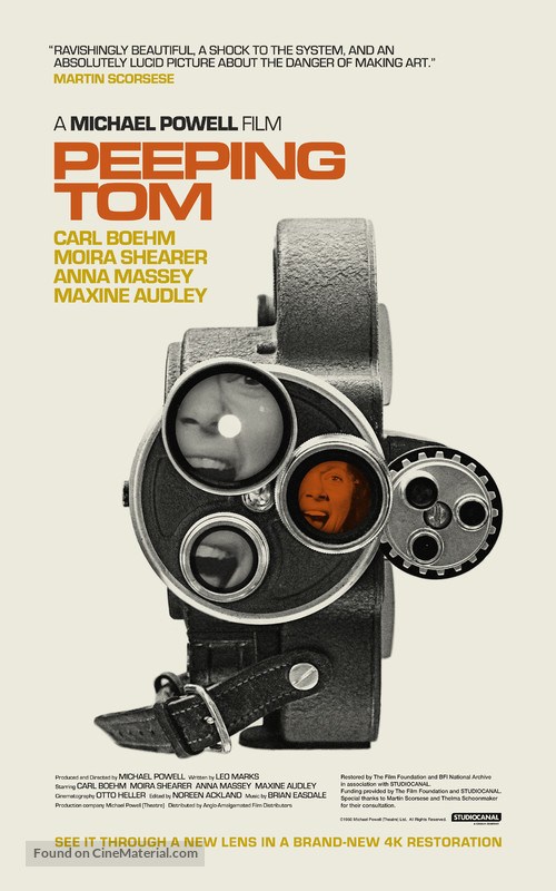 Peeping Tom - British Movie Poster