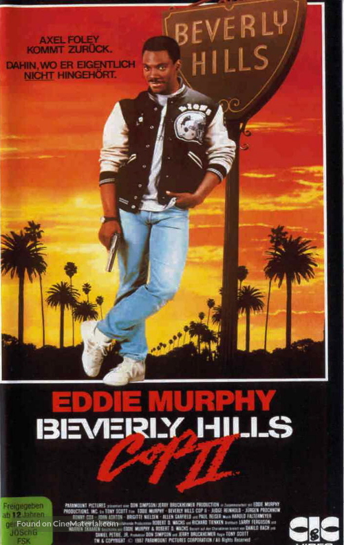 Beverly Hills Cop 2 - German Movie Cover