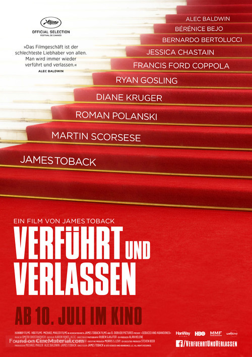 Seduced and Abandoned - German Movie Poster