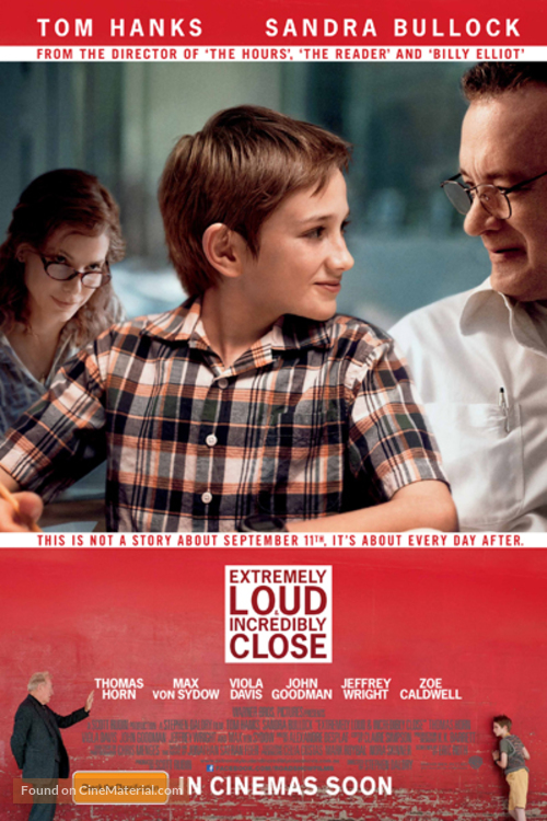 Extremely Loud &amp; Incredibly Close - Australian Movie Poster