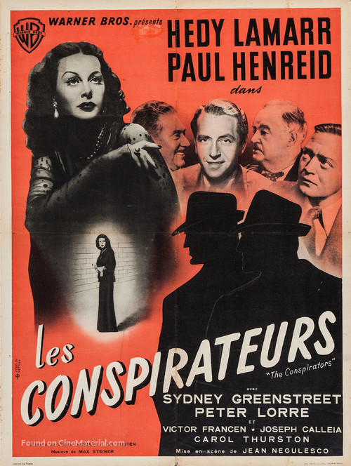 The Conspirators - French Movie Poster