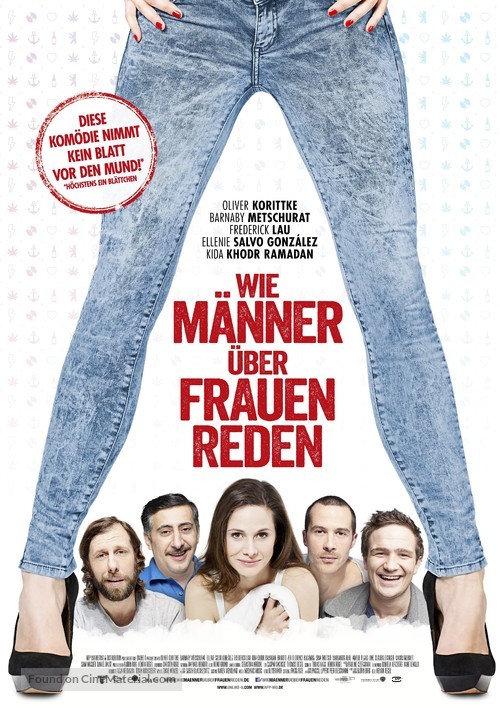 Wie M&auml;nner &uuml;ber Frauen reden - German Movie Poster