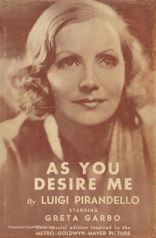As You Desire Me - poster