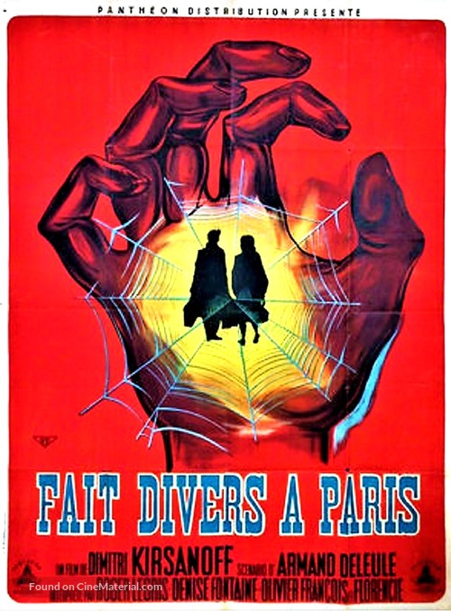 Fait divers &agrave; Paris - French Movie Poster