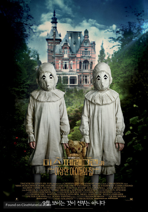 Miss Peregrine&#039;s Home for Peculiar Children - South Korean Movie Poster