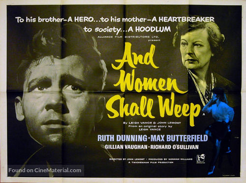 And Women Shall Weep - British Movie Poster