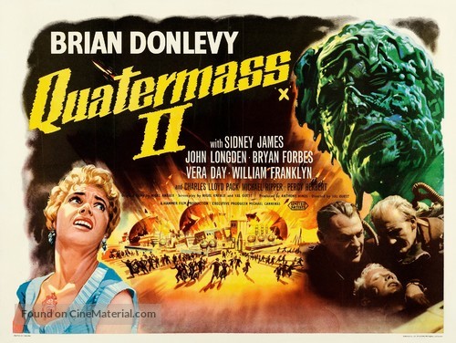Quatermass 2 - British Movie Poster