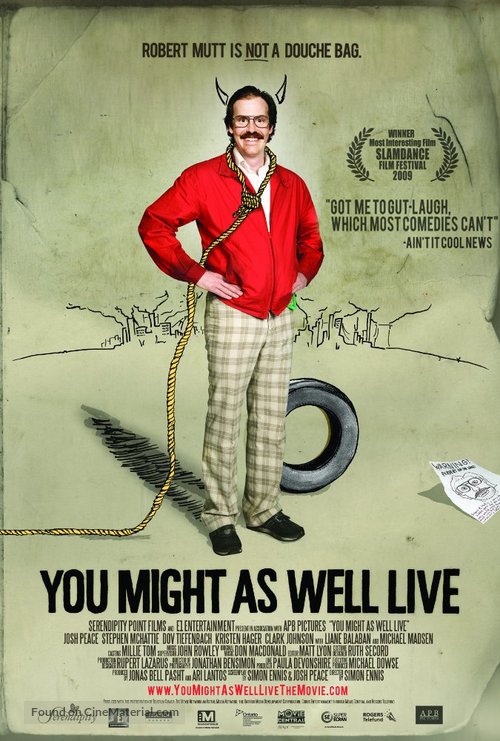 You Might as Well Live - Canadian Movie Poster