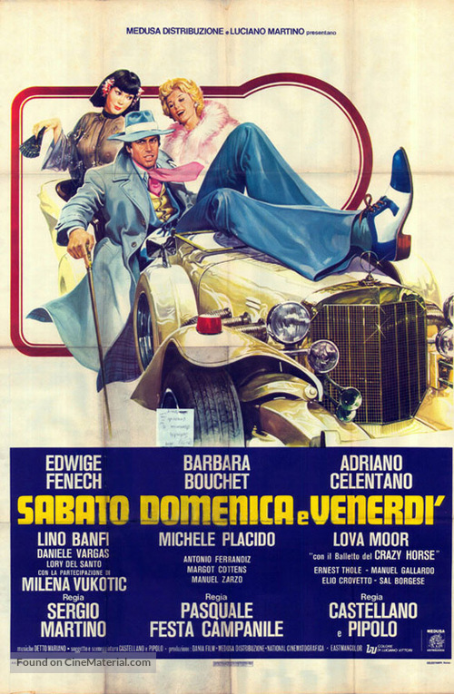 Sabato, domenica e venerd&igrave; - Italian Movie Poster