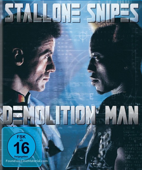 Demolition Man - German Blu-Ray movie cover