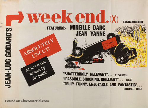 Week End - British Movie Poster