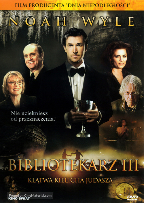 The Librarian: The Curse of the Judas Chalice - Polish DVD movie cover