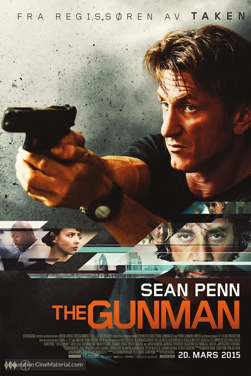 The Gunman - Norwegian Movie Poster