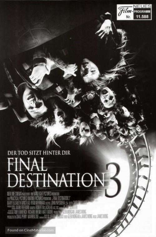 Final Destination 3 - Austrian poster
