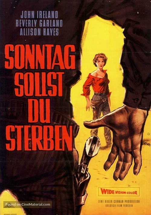 Gunslinger - German Movie Poster