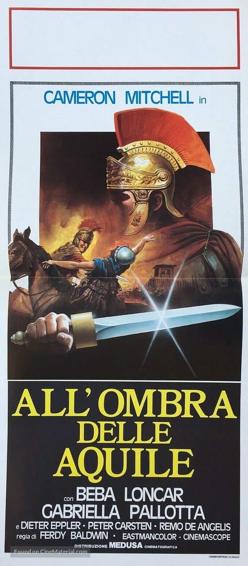 All&#039;ombra delle aquile - Italian Movie Poster