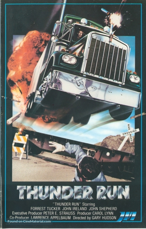 Thunder Run - Swedish VHS movie cover