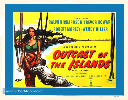 Outcast of the Islands - British Movie Poster