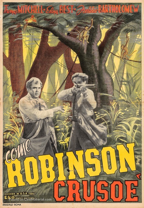 Swiss Family Robinson - Italian Movie Poster