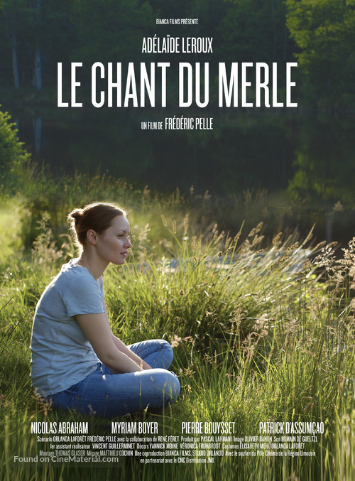 Le chant du merle - French Movie Poster