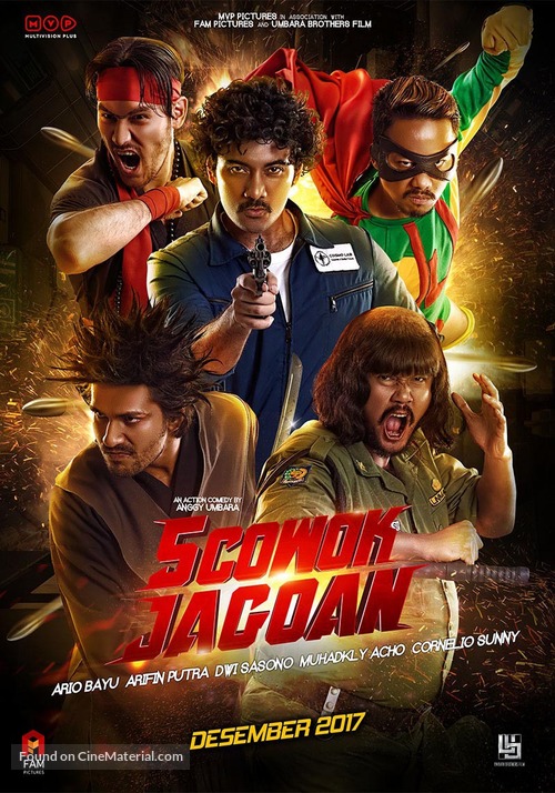 5 Cowok Jagoan - Indonesian Movie Poster