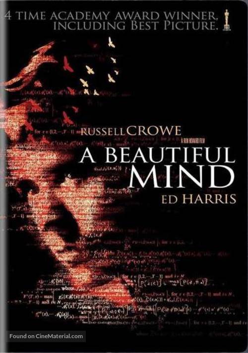A Beautiful Mind - DVD movie cover