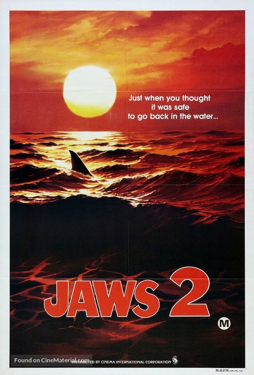 Jaws 2 - Australian Movie Poster
