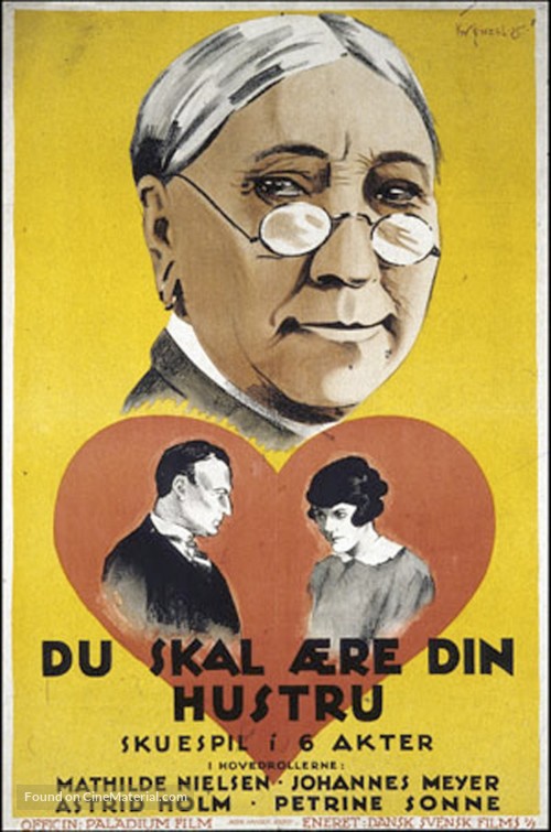 Du skal &aelig;re din hustru - Danish Movie Poster