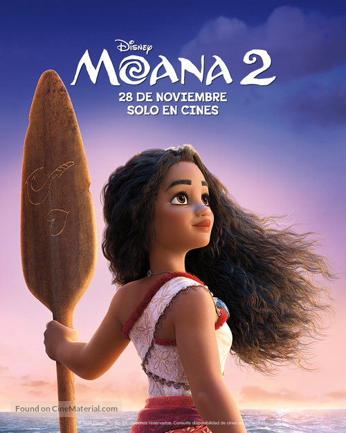 Moana 2 - Argentinian Movie Poster