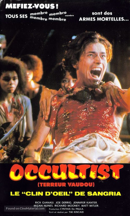 The Occultist - French VHS movie cover