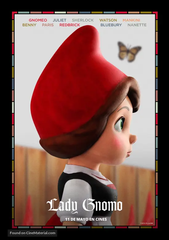 Sherlock Gnomes - Spanish Movie Poster