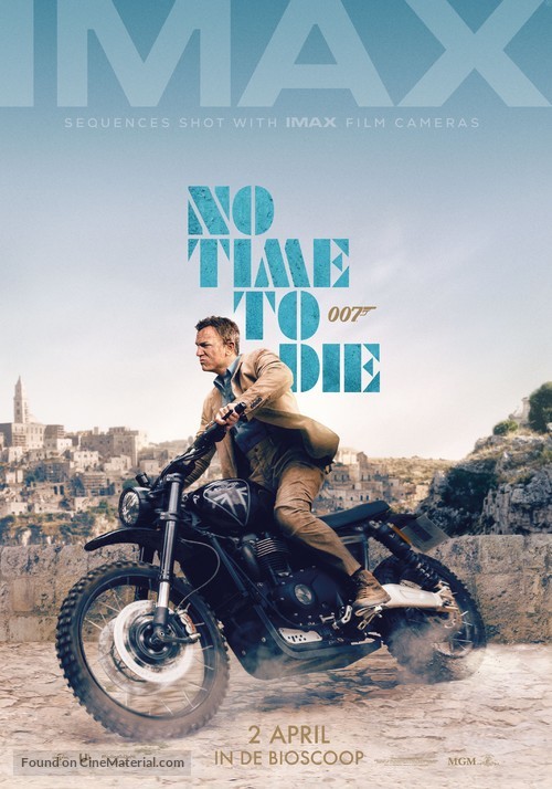 No Time to Die - Dutch Movie Poster