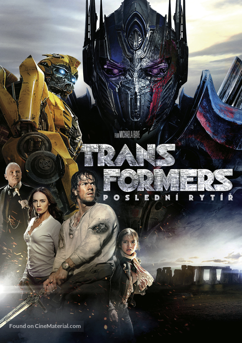 Transformers: The Last Knight - Czech DVD movie cover